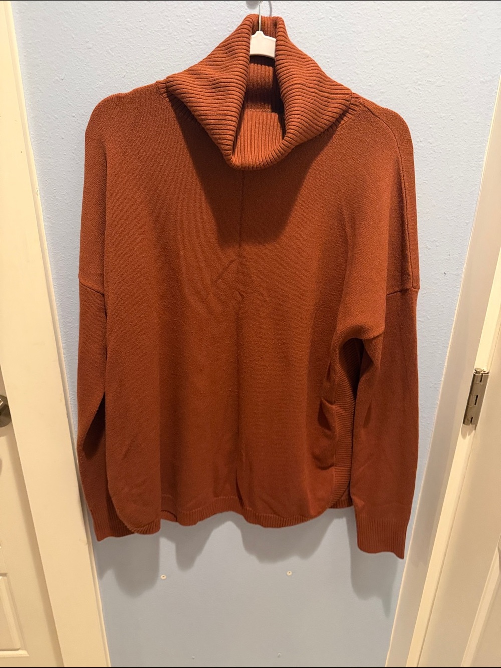 French Connection Bundle
Of 2 BurntOrange/Black n White stripeTurtleneck Sweater